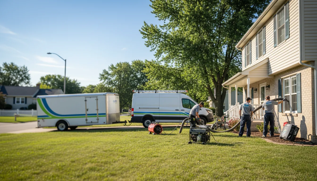 Flooded Basement Restoration And Cleanup With Repair in Elsmere, NE near me